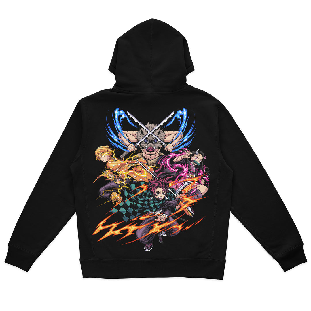 Slayers Gang Heavyweight Hoodie - Black